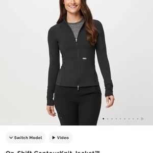 Figs Black Technical Collection Jacket